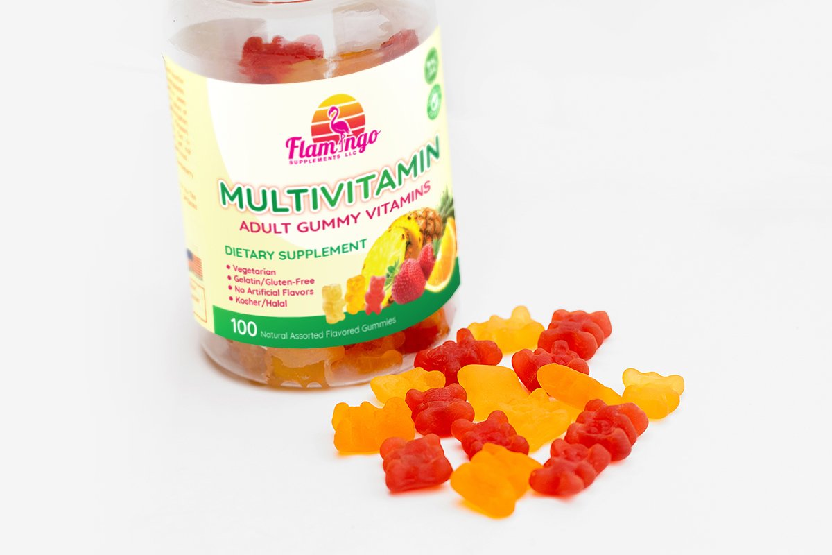 Gomitas Flamingo veganas con sabores naturales variados