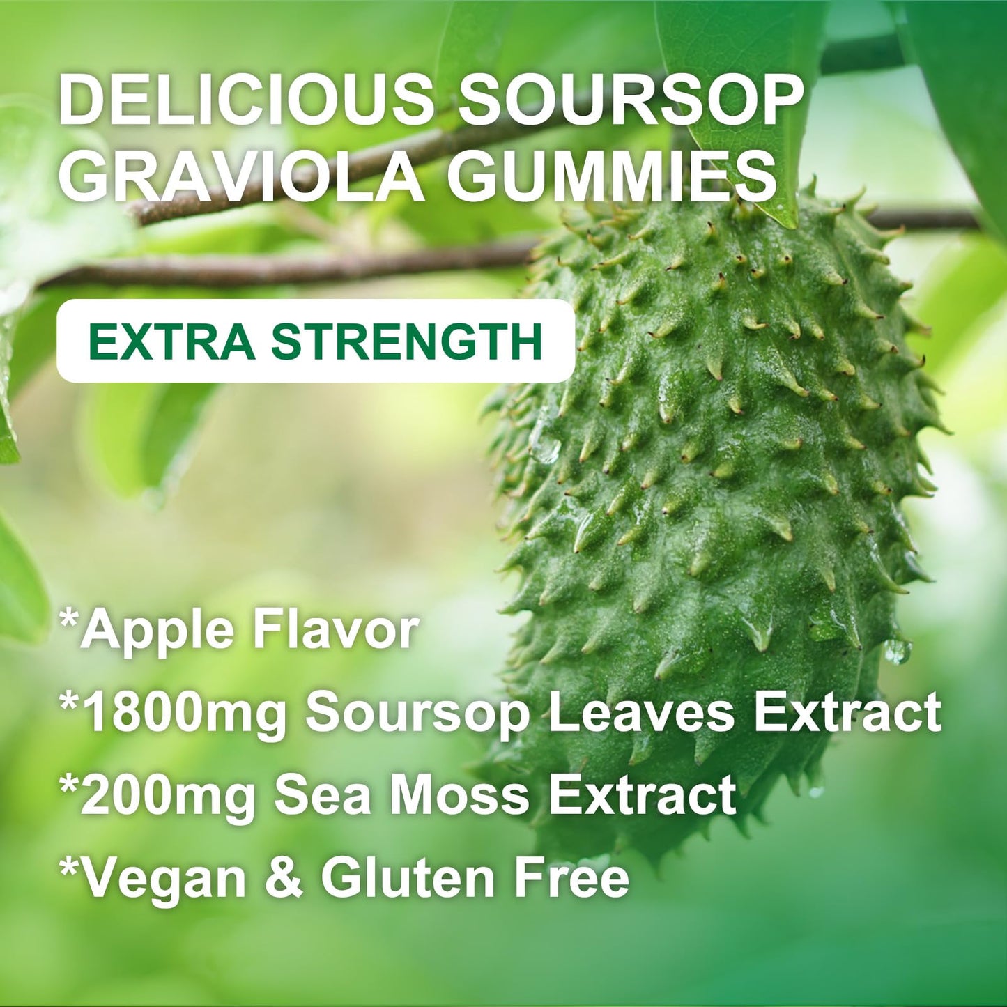 Gomitas de graviola para soporte y regeneración