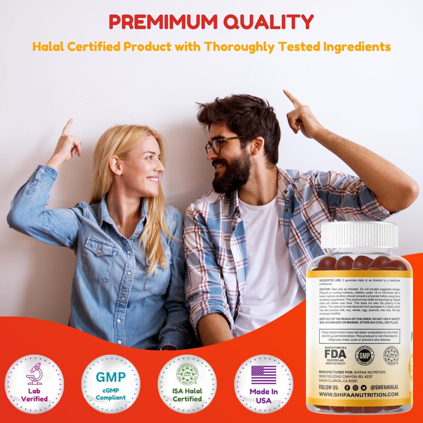 Gomitas Halal con calidad premium