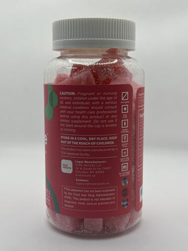 Gomitas Kind Nature inositol 40:1 envase y cápsulas