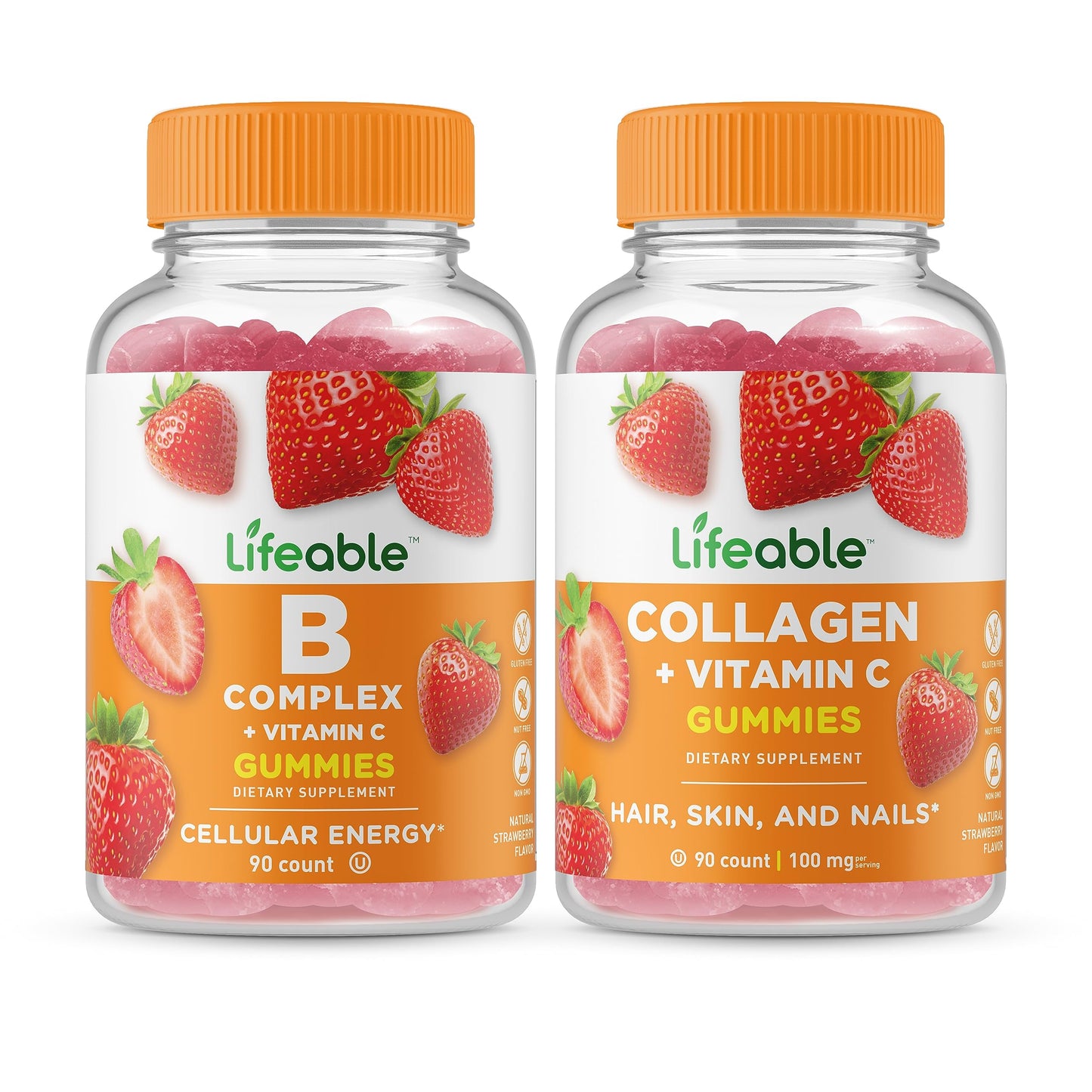 Gomitas Lifeable complejo B colágeno y vitamina C