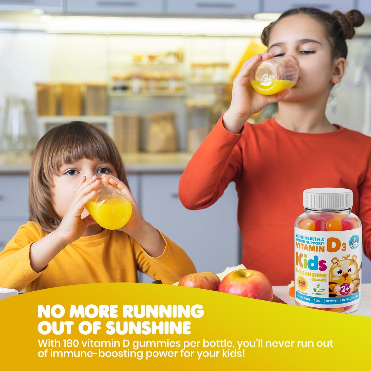 Gomitas masticables DR. MORITZ vitamina D para todo el año