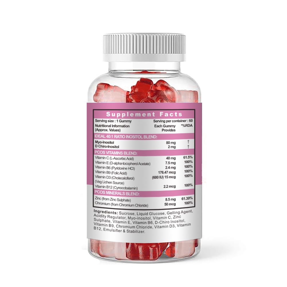 Gomitas Mr Ros mezcla 40 a 1 myo y d-chiro inositol