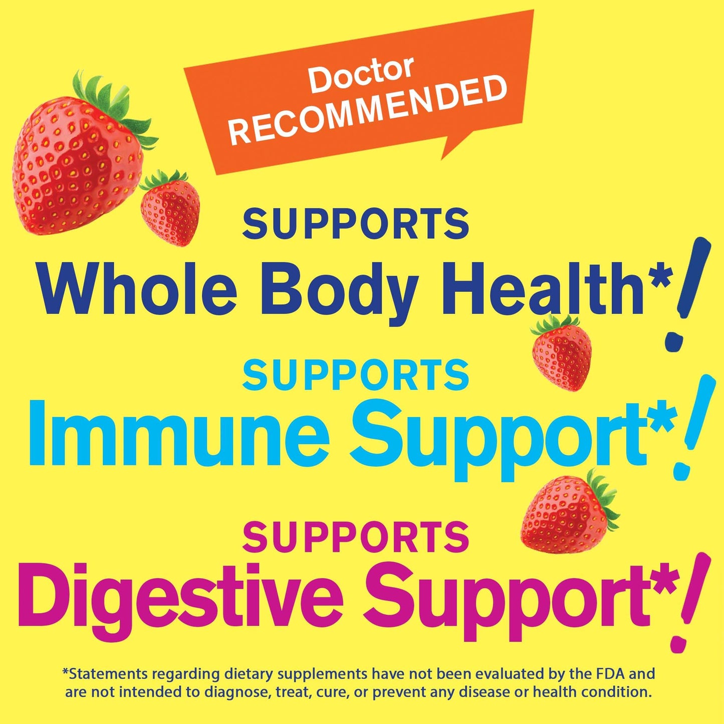 Gomitas multivitamínicas soporte para salud corporal, inmune y digestión