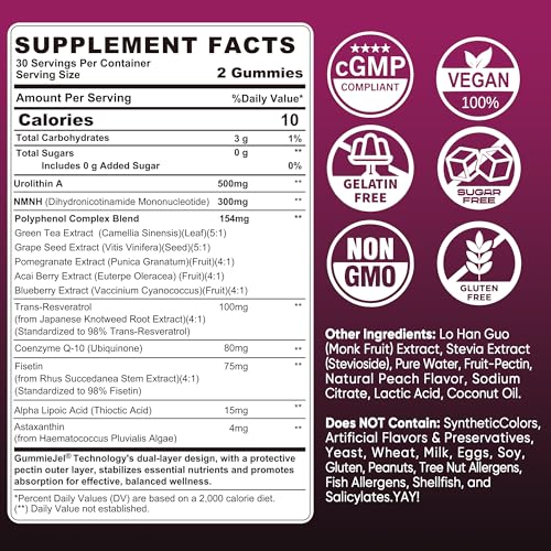 Gomitas de multivitaminas con beneficios para la salud femenina