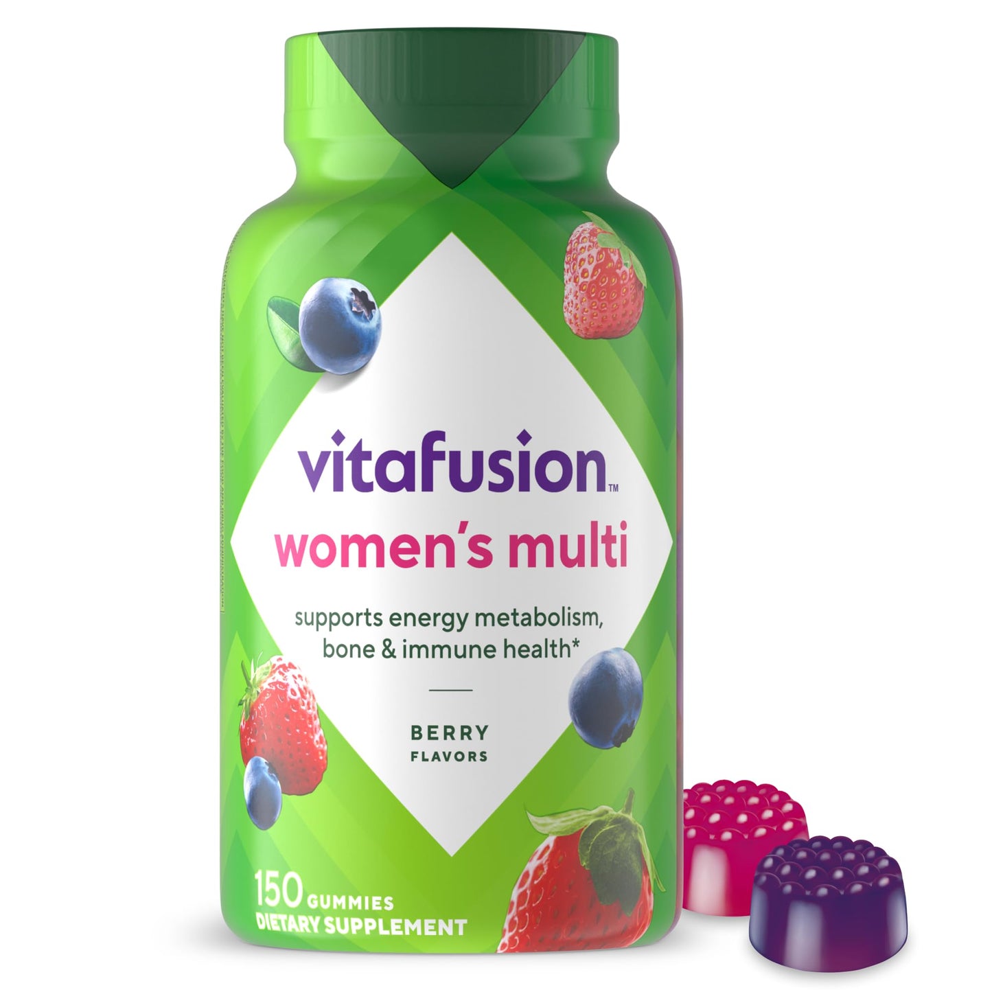 Gomitas multivitamínicas sabor bayas - frasco 150 unidades