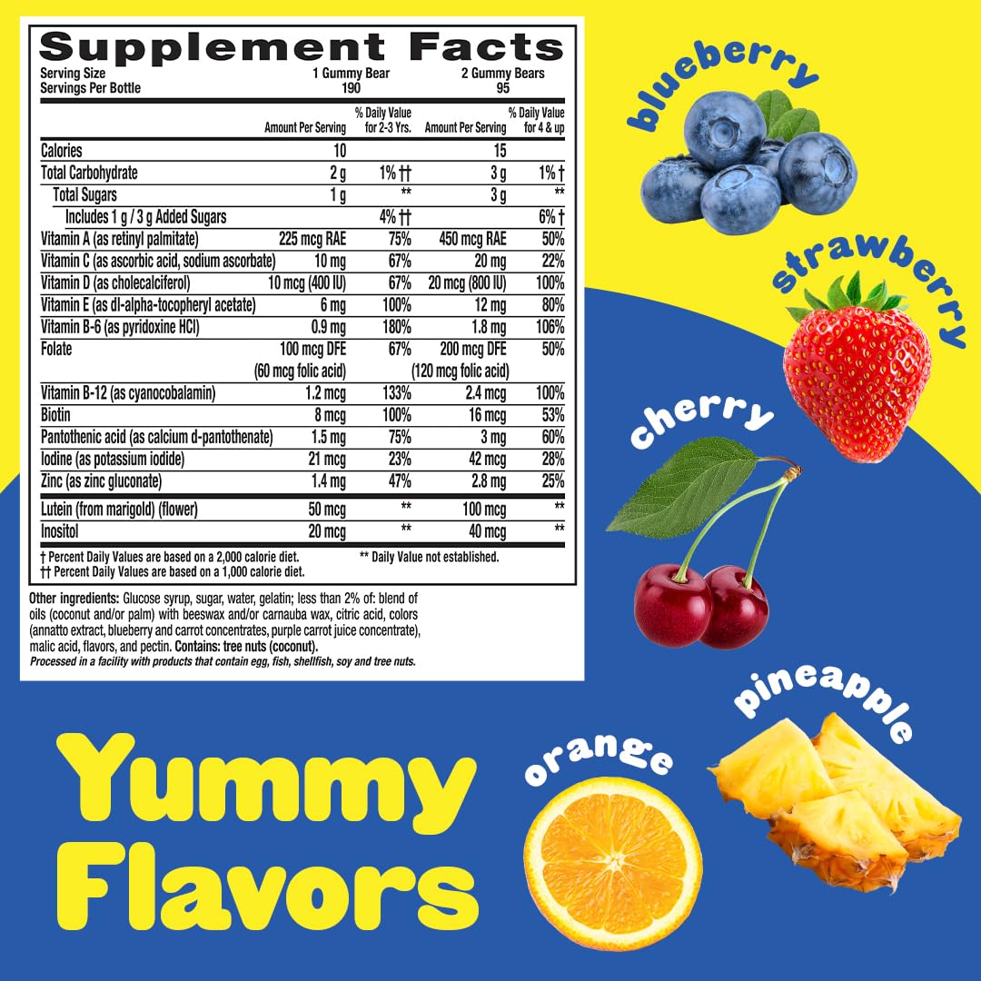 Gomitas multivitamínicas L'il Critters sabores surtidos