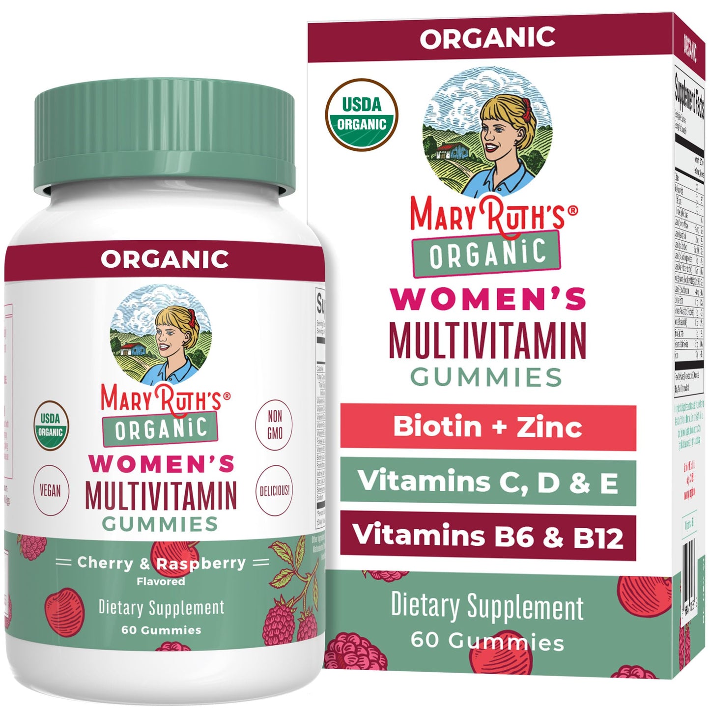Gomitas multivitamínicas para mujer MaryRuth Organics