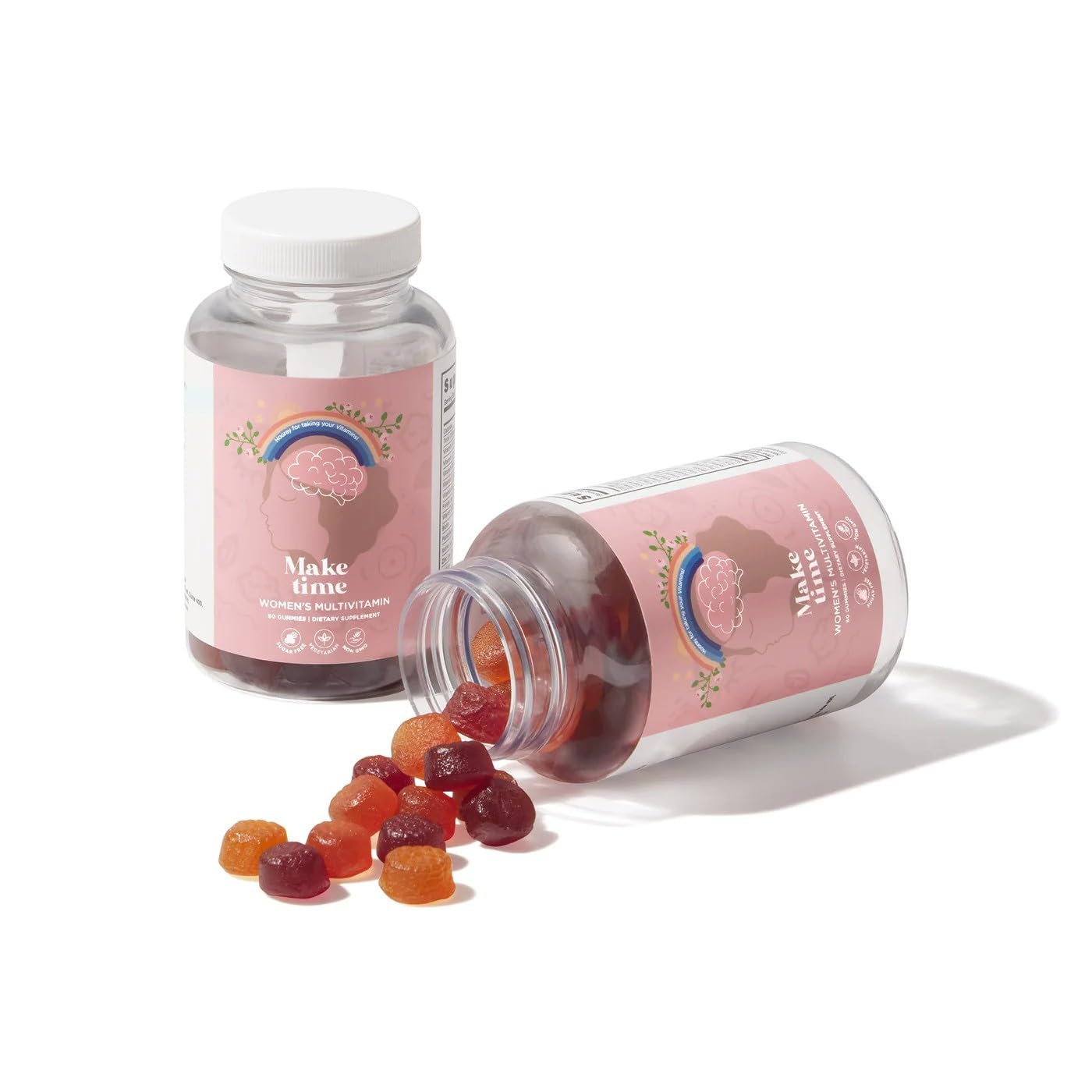 Gomitas multivitamínicas para mujeres MAKE TIME enfoque en goma