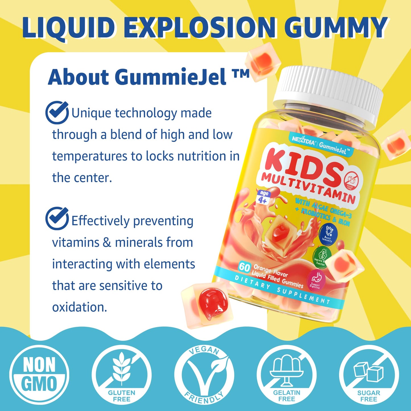 gomitas multivitaminicas nextdia para crecimiento