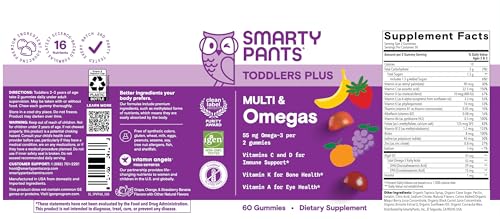 Gomitas multivitamínicas saborizadas para niños con supervisión de adultos