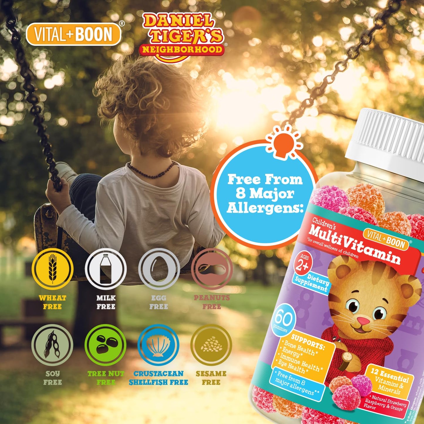 Gomitas multivitamínicas sin alérgenos