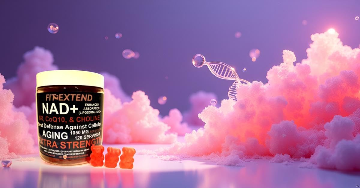 Gomitas NAD+ FIT EXTEND para energía y memoria
