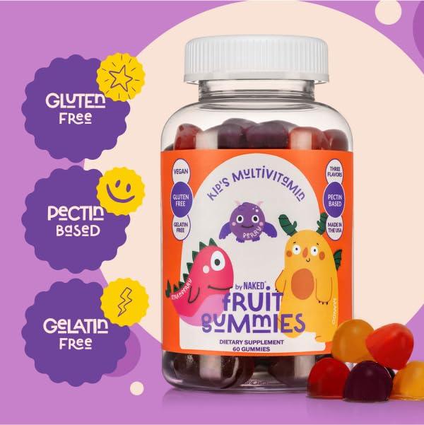 Gomitas Naked Nutrition sin gelatina con sabor fresa y bayas