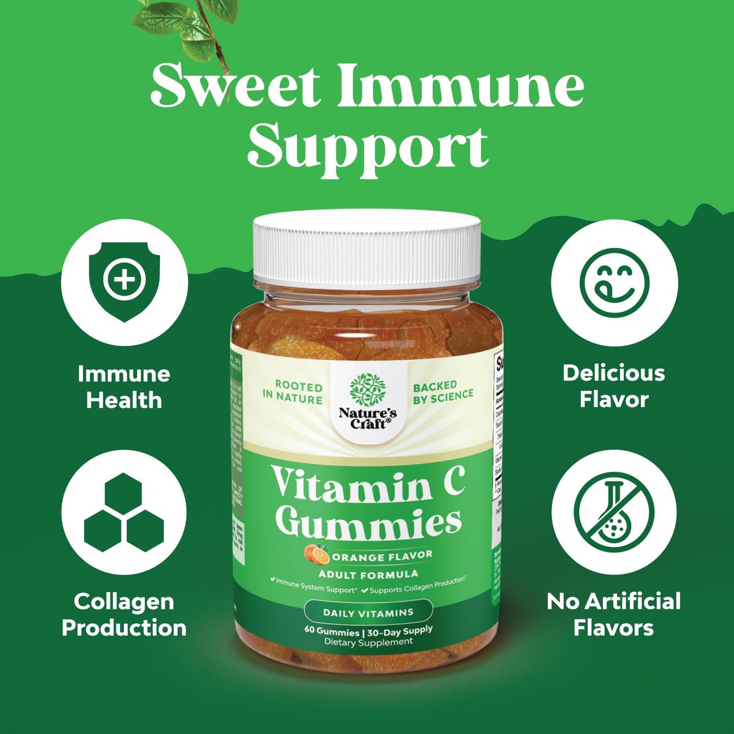 Gomitas naturales para piel saludable y cabello fuerte