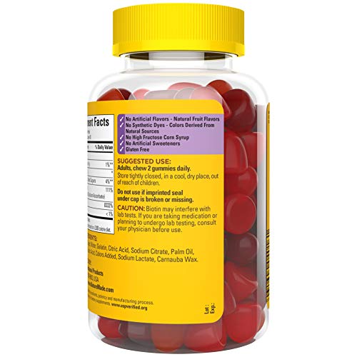 Gomitas Nature Made apoyo cabello piel uñas biotina pack 2