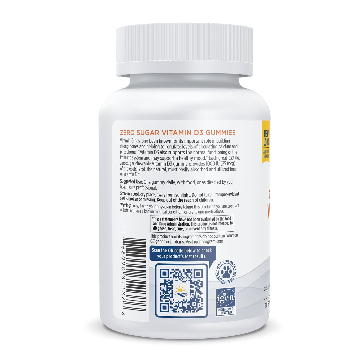 Gomitas Nordic Naturals vitamina D3 sabor frutas silvestres