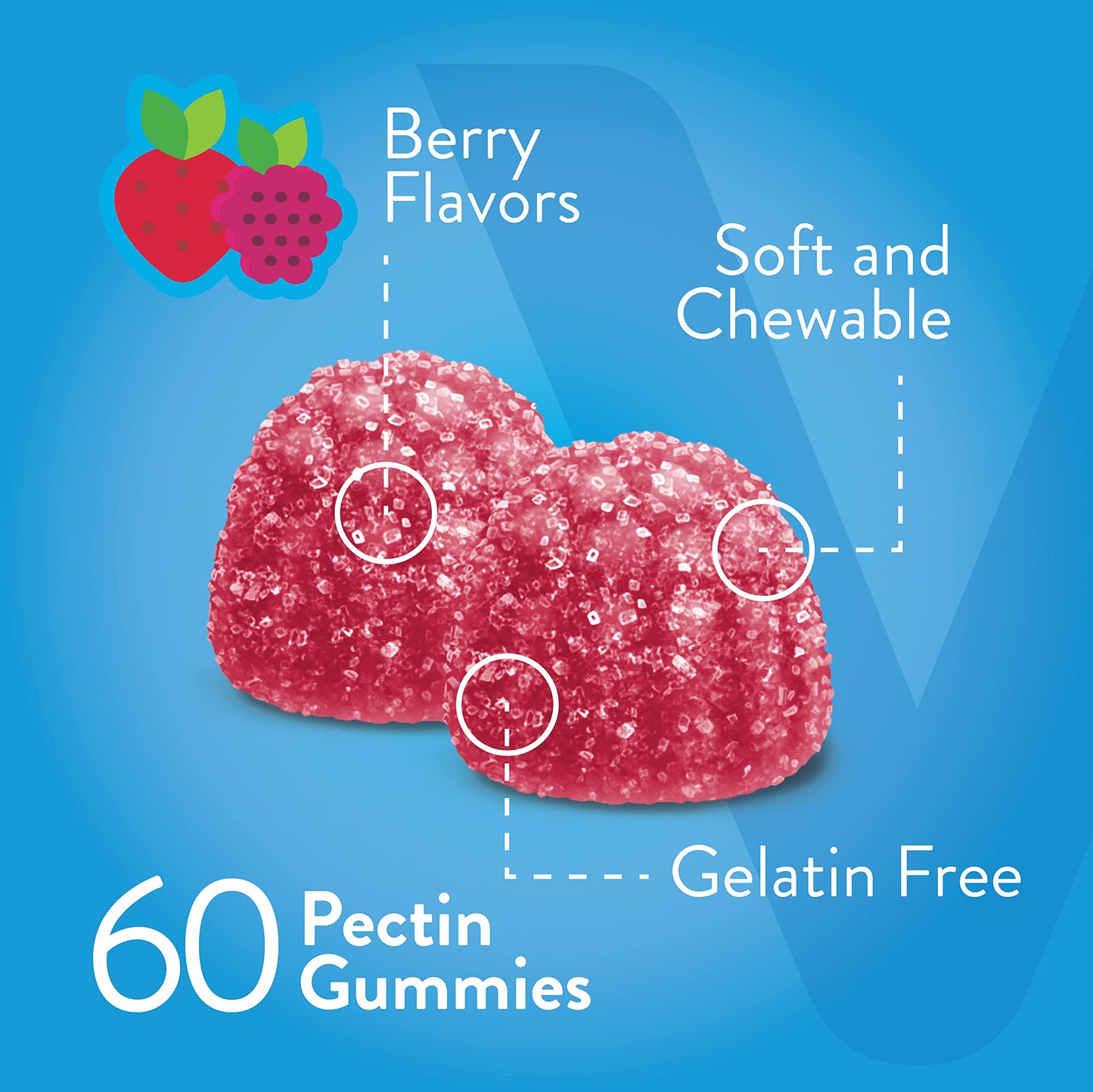 Gomitas sabor berry vitamina D3 2000 UI Viteey