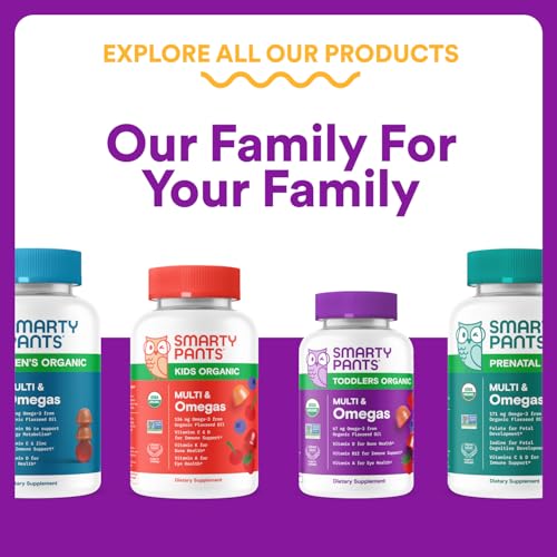 Gomitas sabor natural para niños pequeños multivitamínicas SmartyPants