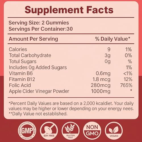 Gomitas saludables vinagre de manzana y vitaminas Heatonicel