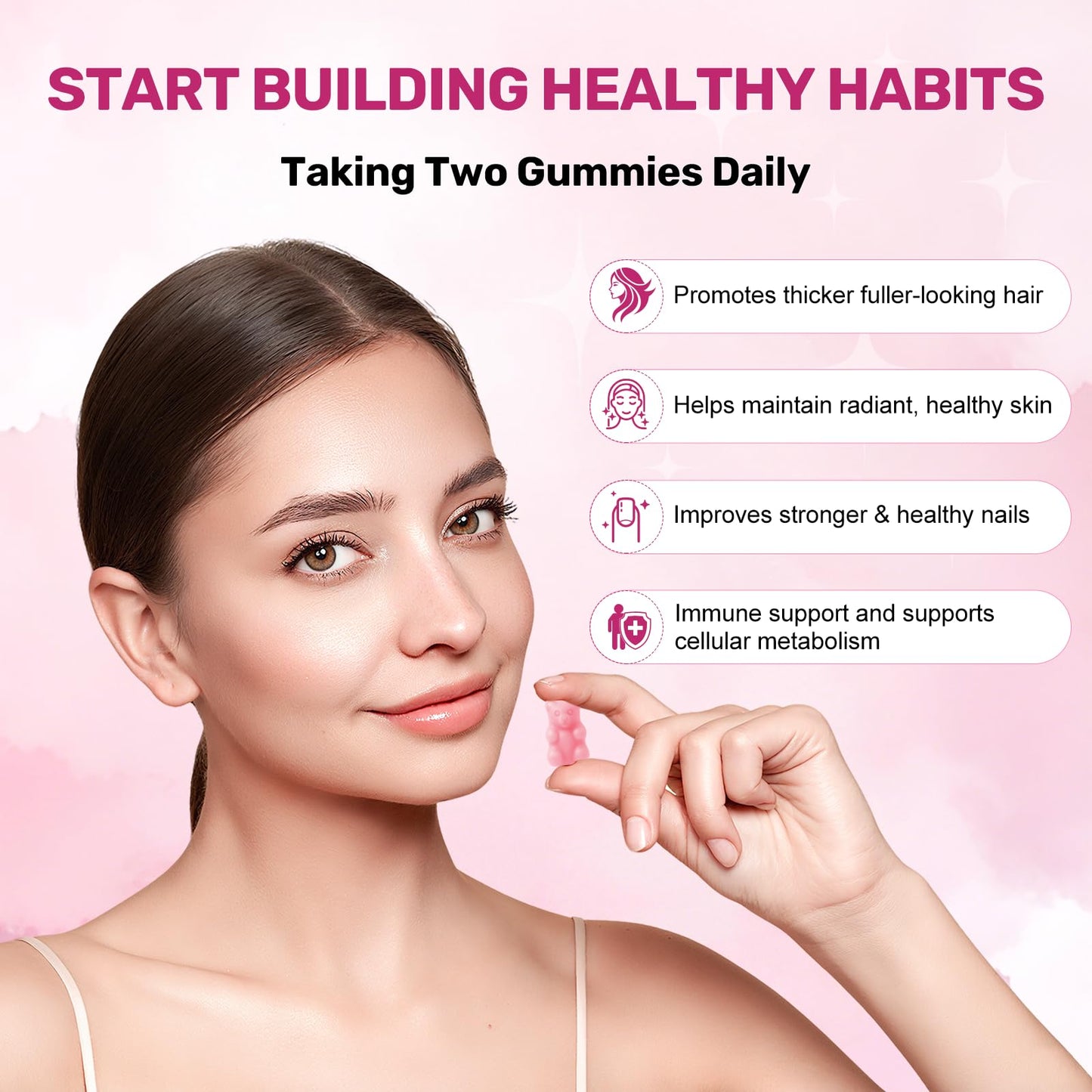 Gomitas SCOLA para uso diario en belleza integral