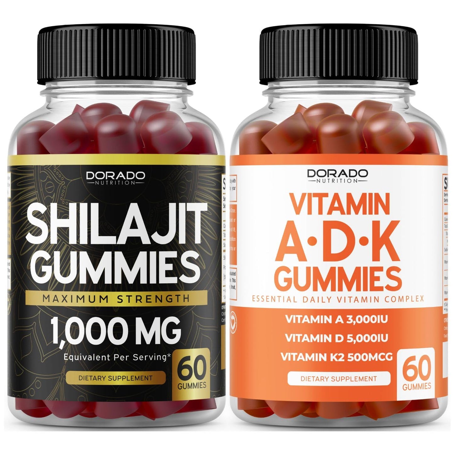 Gomitas Shilajit DORADO NUTRITION para bienestar hombre y mujer