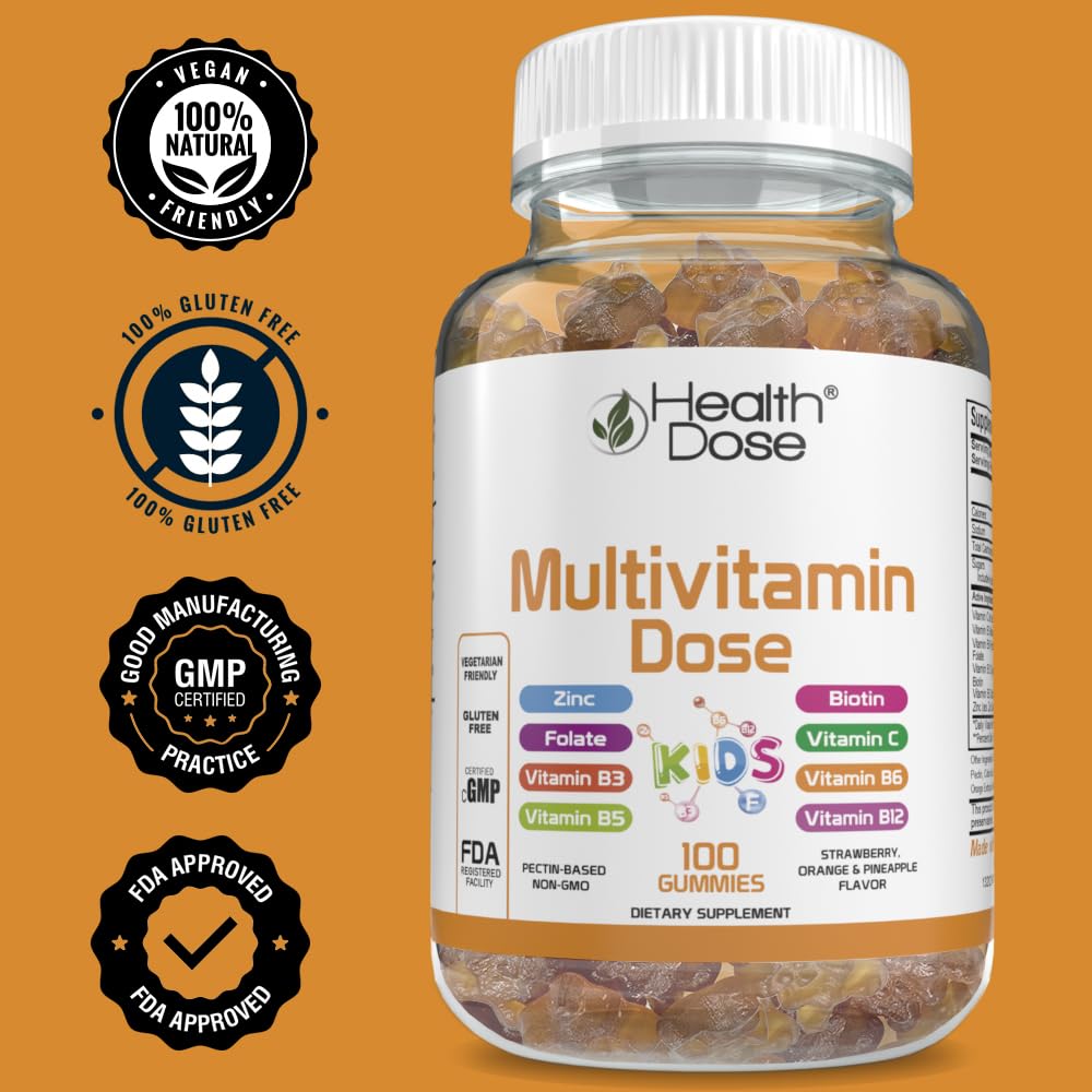 Gomitas multivitaminas para fortalecer el sistema inmune de niños