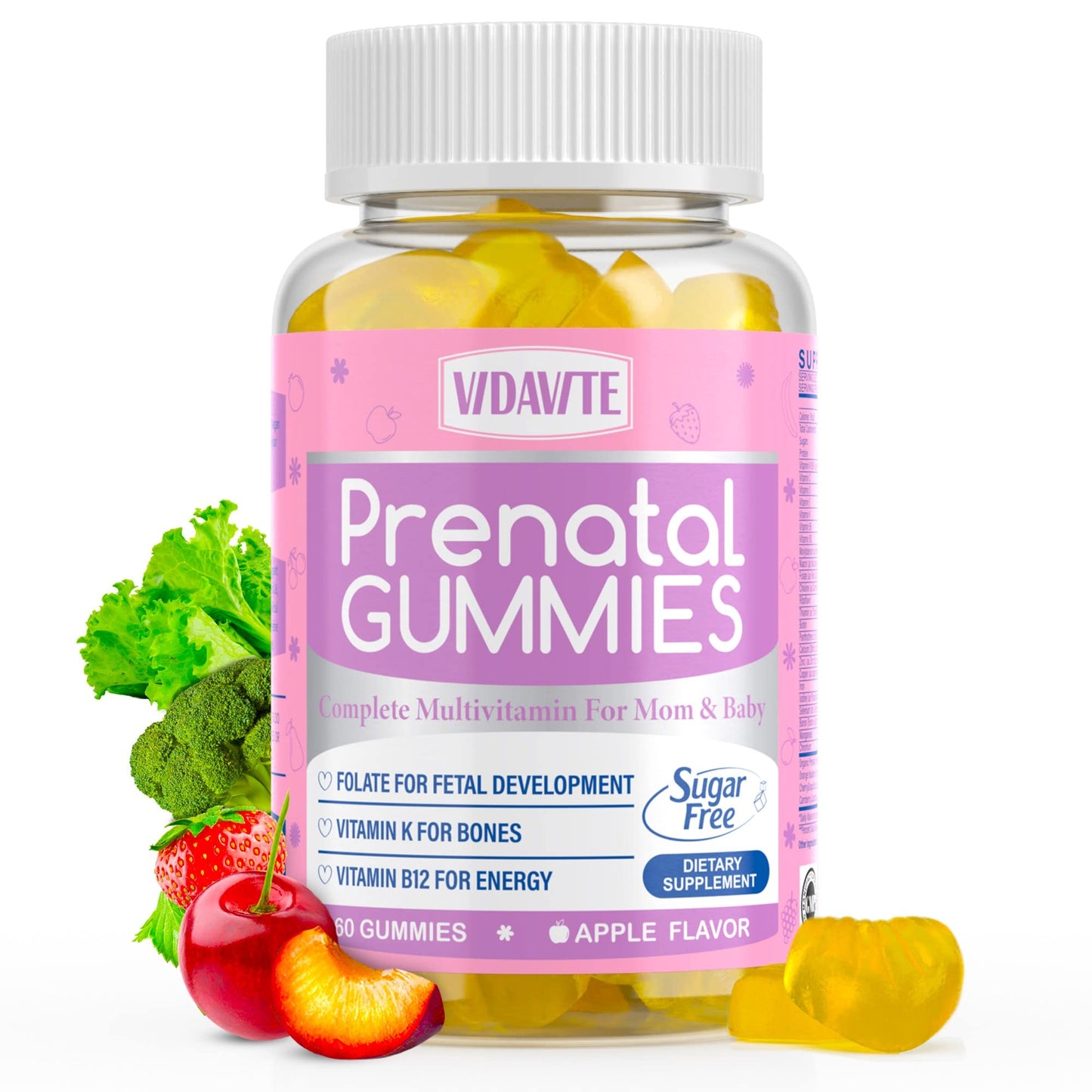 gomitas vidavite sin azúcar para mujeres embarazadas