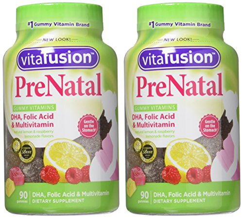 Gomitas Vitafusion para adultos con ácido fólico y DHA