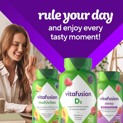 Gomitas Vitafusion vitamina D para apoyo diario