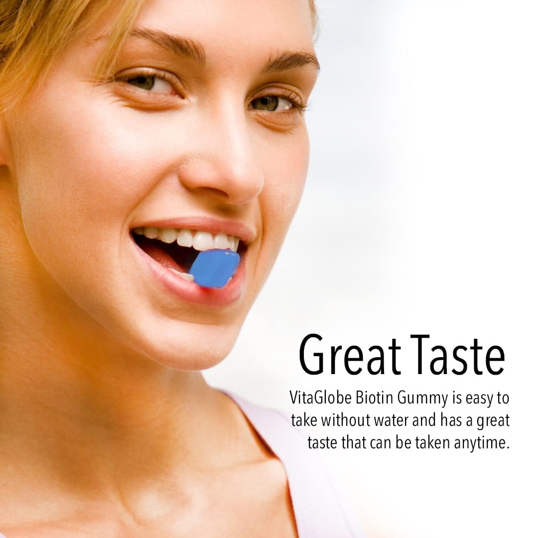 Gomitas VitaGlobe para fortalecer cabello piel y uñas