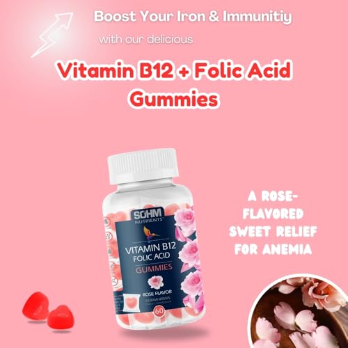 Gomitas vitamina B12 y ácido fólico SOHM