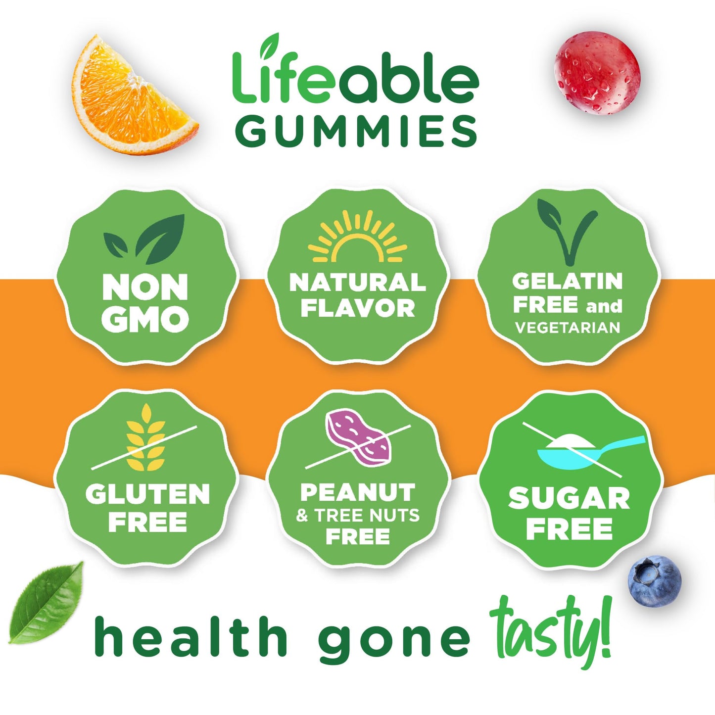 Gomitas de vitamina b12 para soporte de energía y ánimo