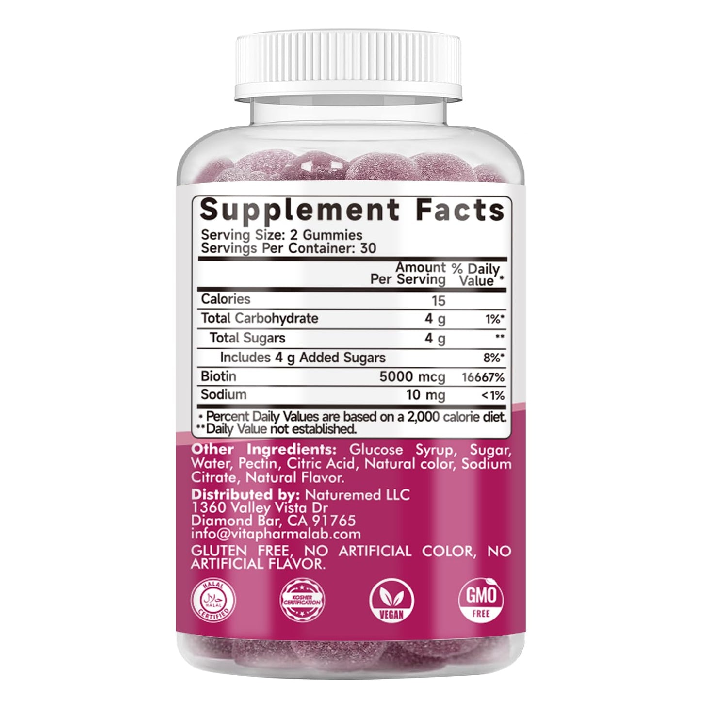 Gomitas vitamina B12 Vevoec paquete y botella