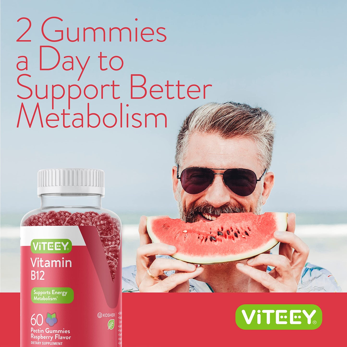 Gomitas vitamina b12 viteey ingredientes y calidad superior