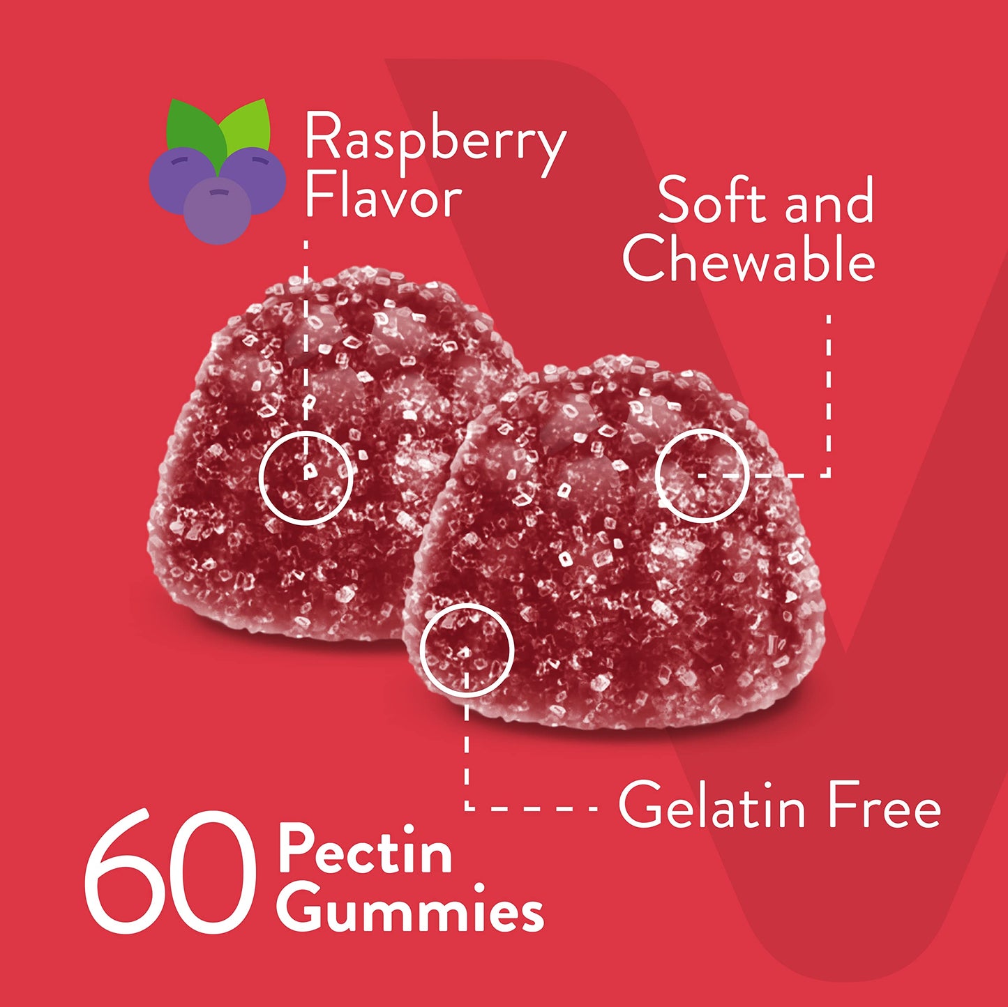 Gomitas vitamina b12 viteey sabor frambuesa 60 unidades