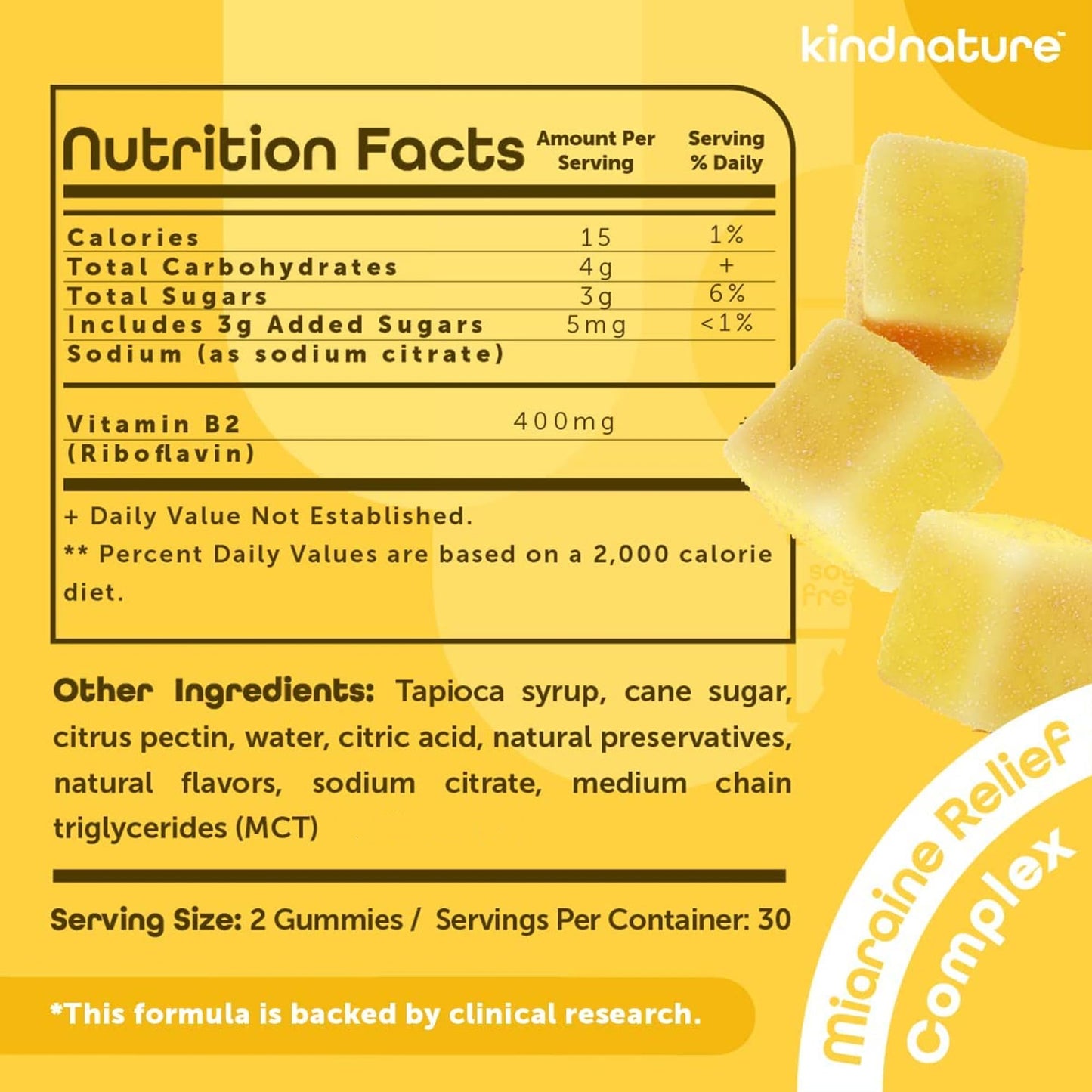 Gomitas masticables vitamina B2 y potasio para adultos y niños