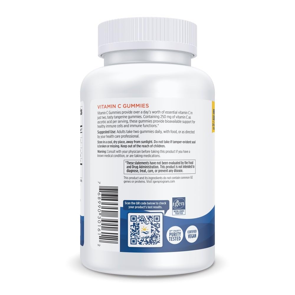 Gomitas vitamina c Nordic Naturals mandarina ácida