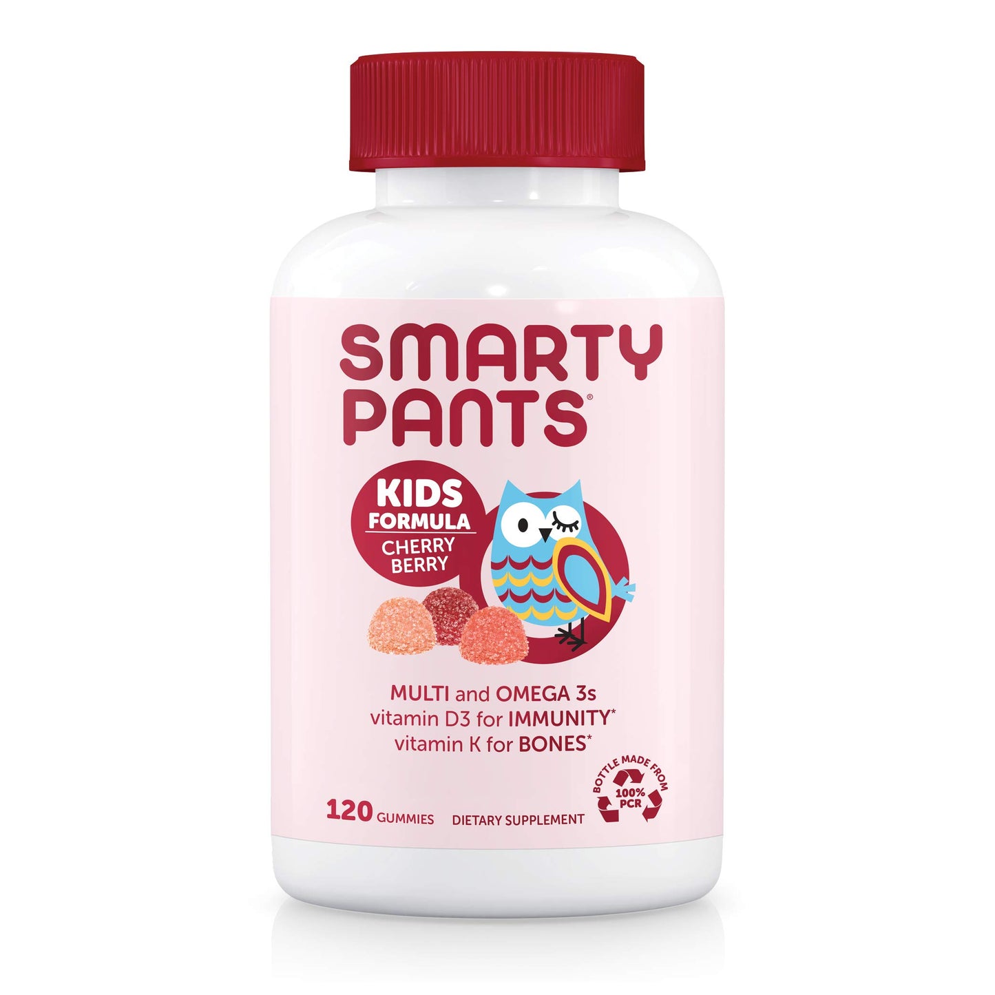 Gomitas con vitaminas D3 B12 B6 y zinc sabor fruta SmartyPants
