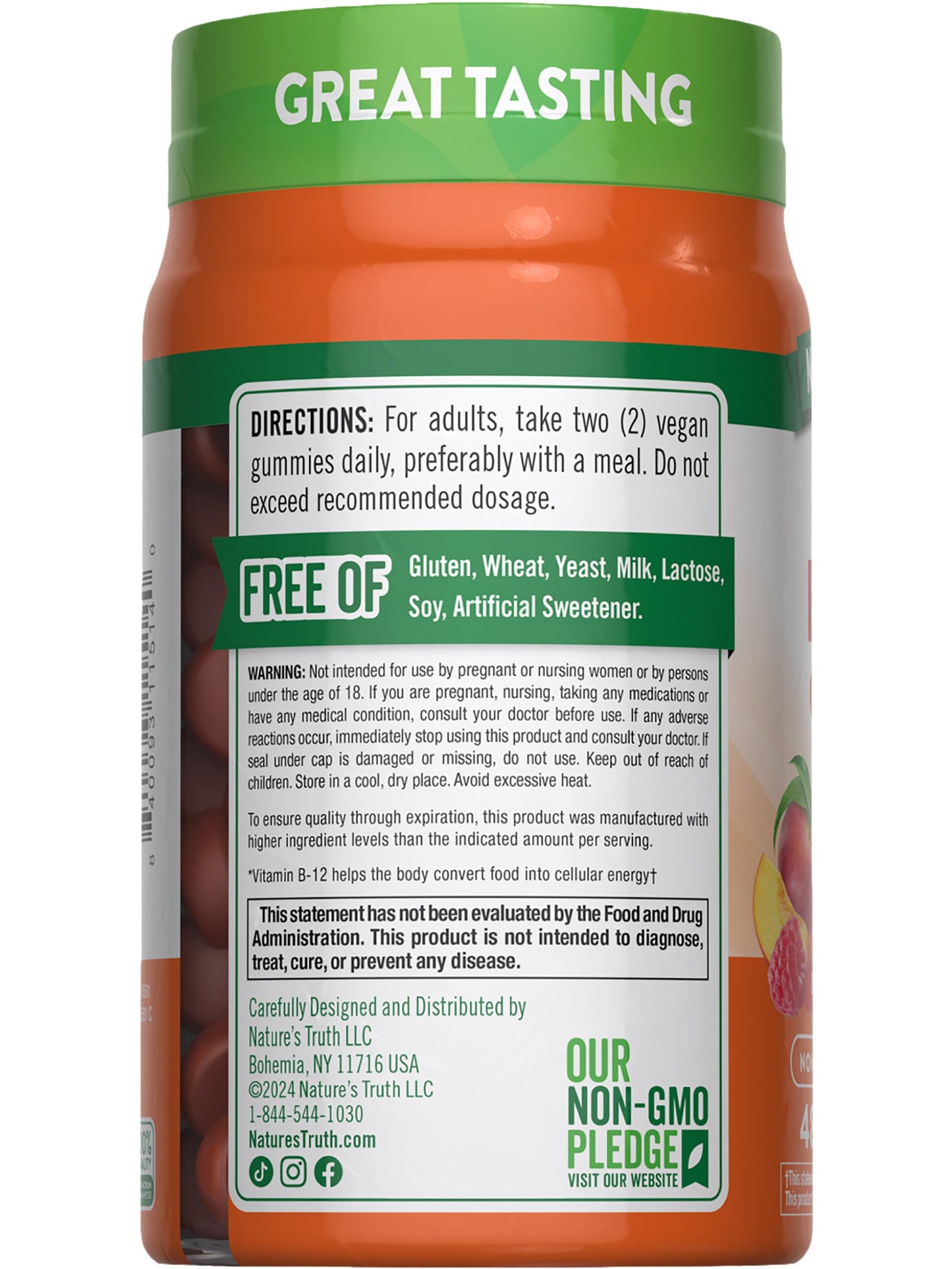 Gomitas vitaminicas Nature's Truth con B vitaminas y ashwagandha