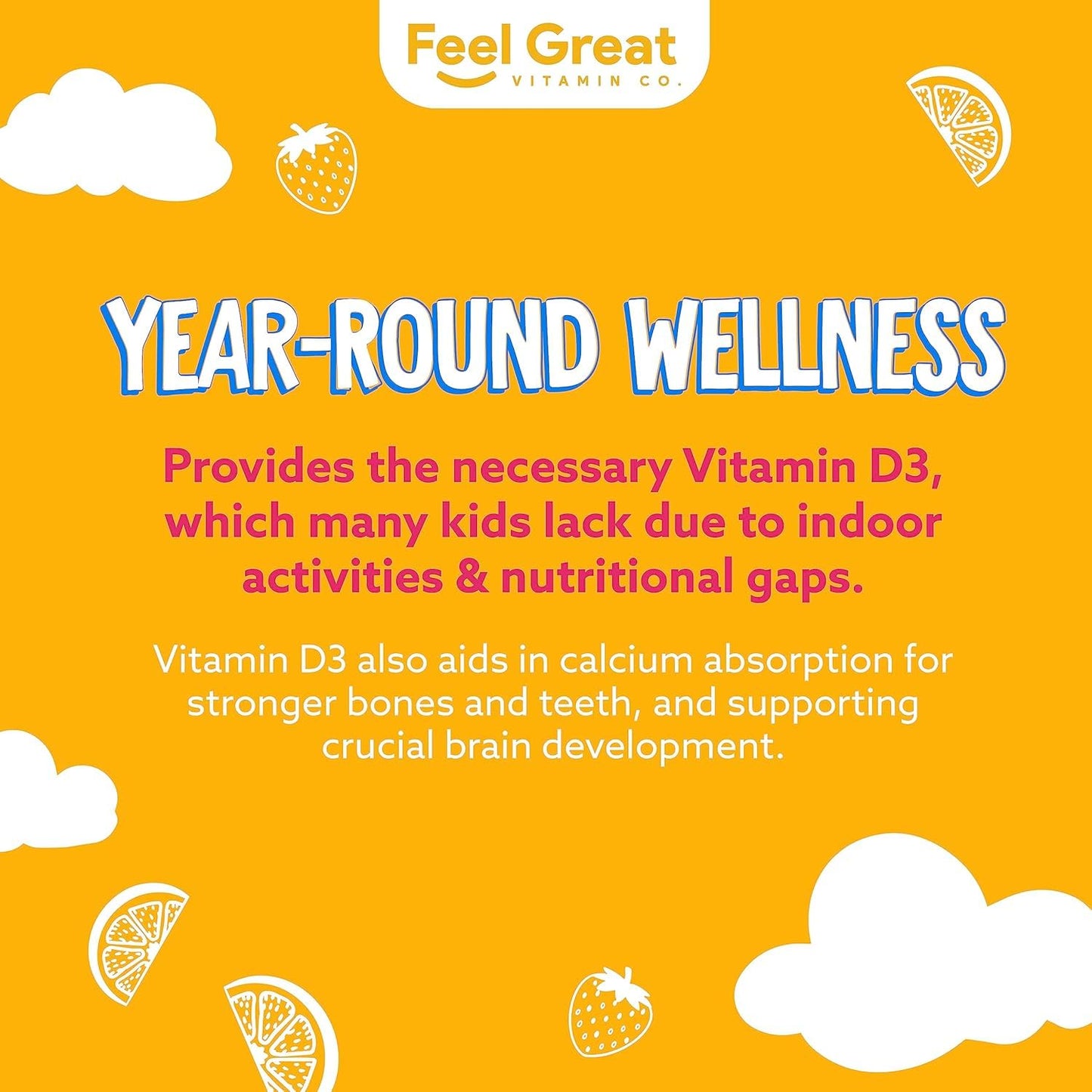 Gomitas vitamínicas para niños, vitamina d3