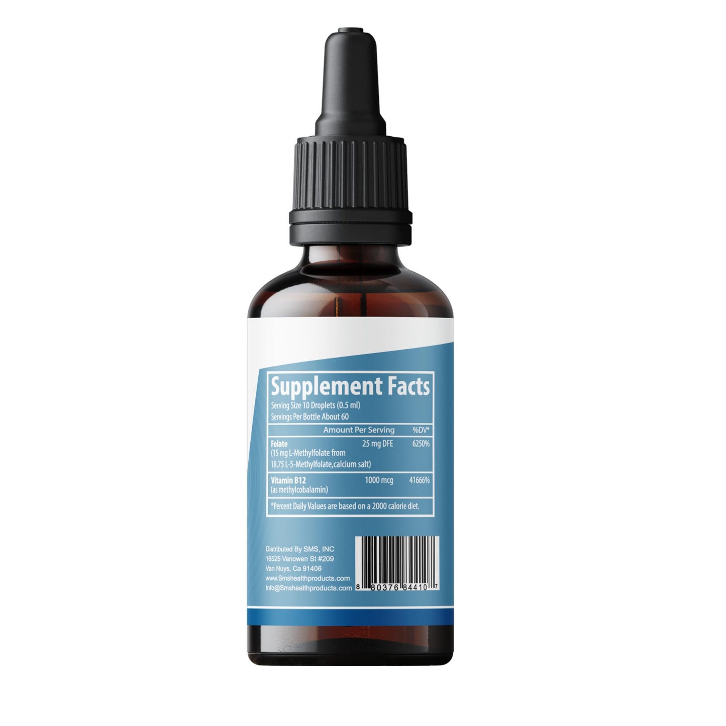 Gotas L-Methylfolate extractos herbales pura alta calidad