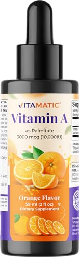 Gotas para salud de la piel y energía con Vitamina A Vitamatic