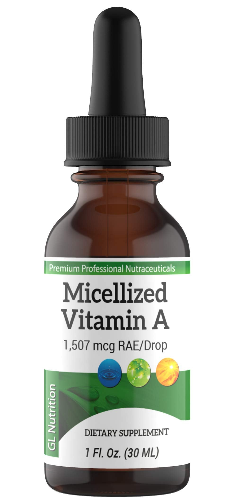 Gotas vitamina A Great Lakes Nutrition botella 1 onza liquida