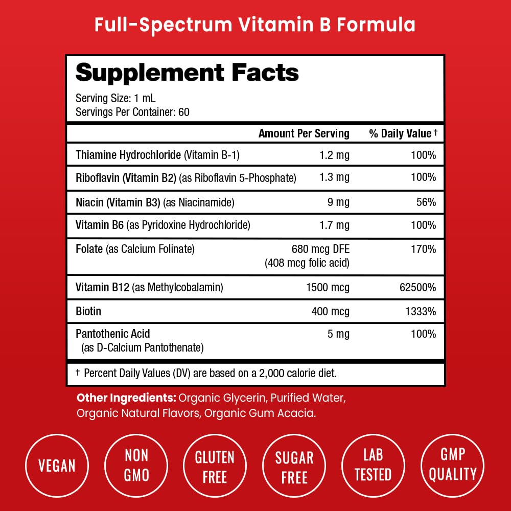 Gotas vitamina b complejo gotas líquidas nutrachamps