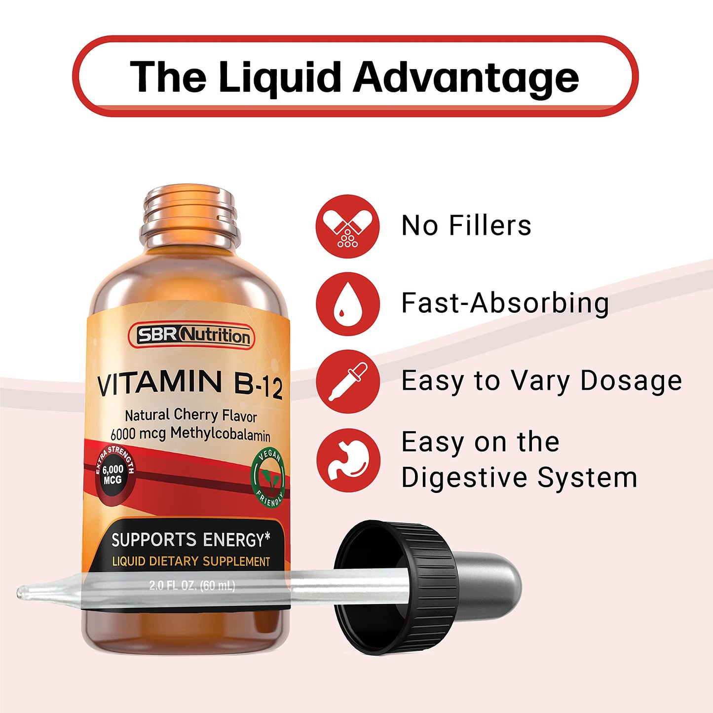 gotas vitamina B12 alta absorción SBR Nutrition