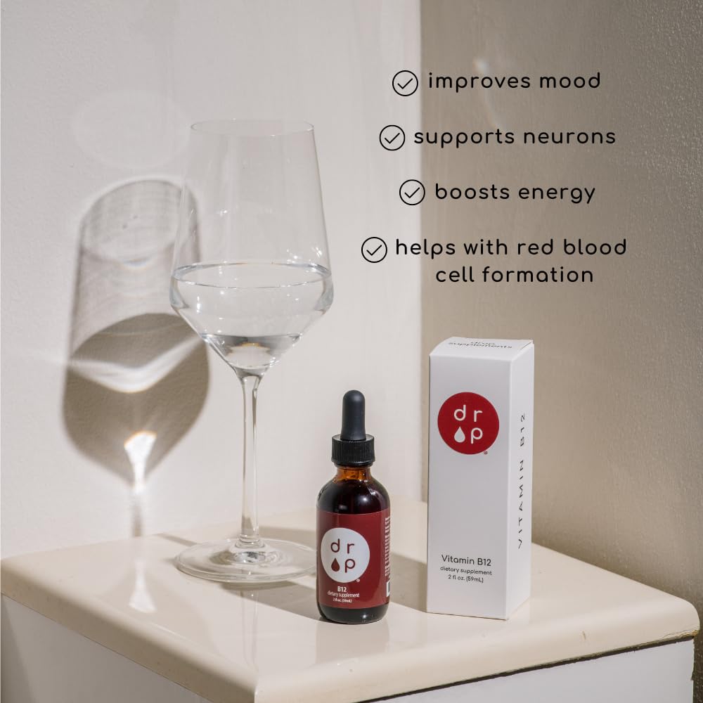 Gotas vitamina B12 y D3+K2 Drop con gotero graduado