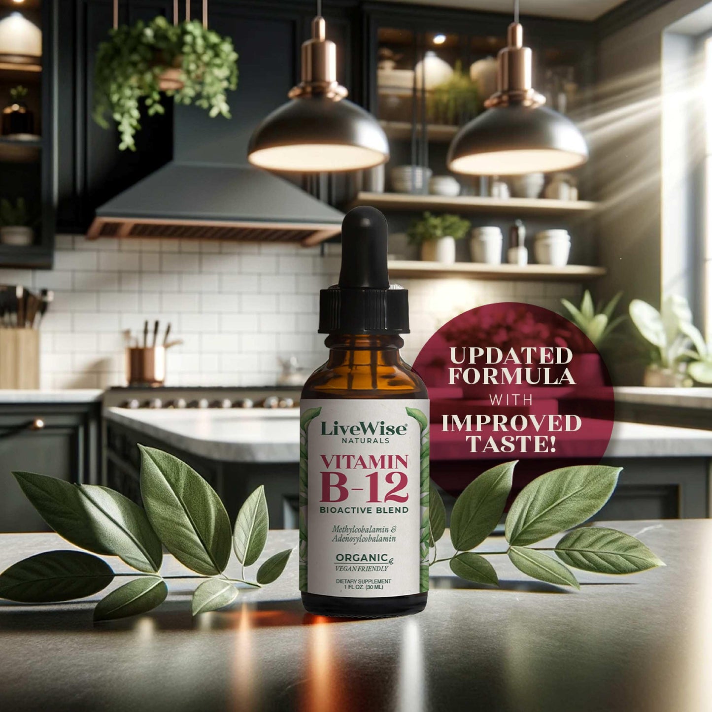 Gotas vitamina b12 metilcobalamina y adenosilcobalamina veganas