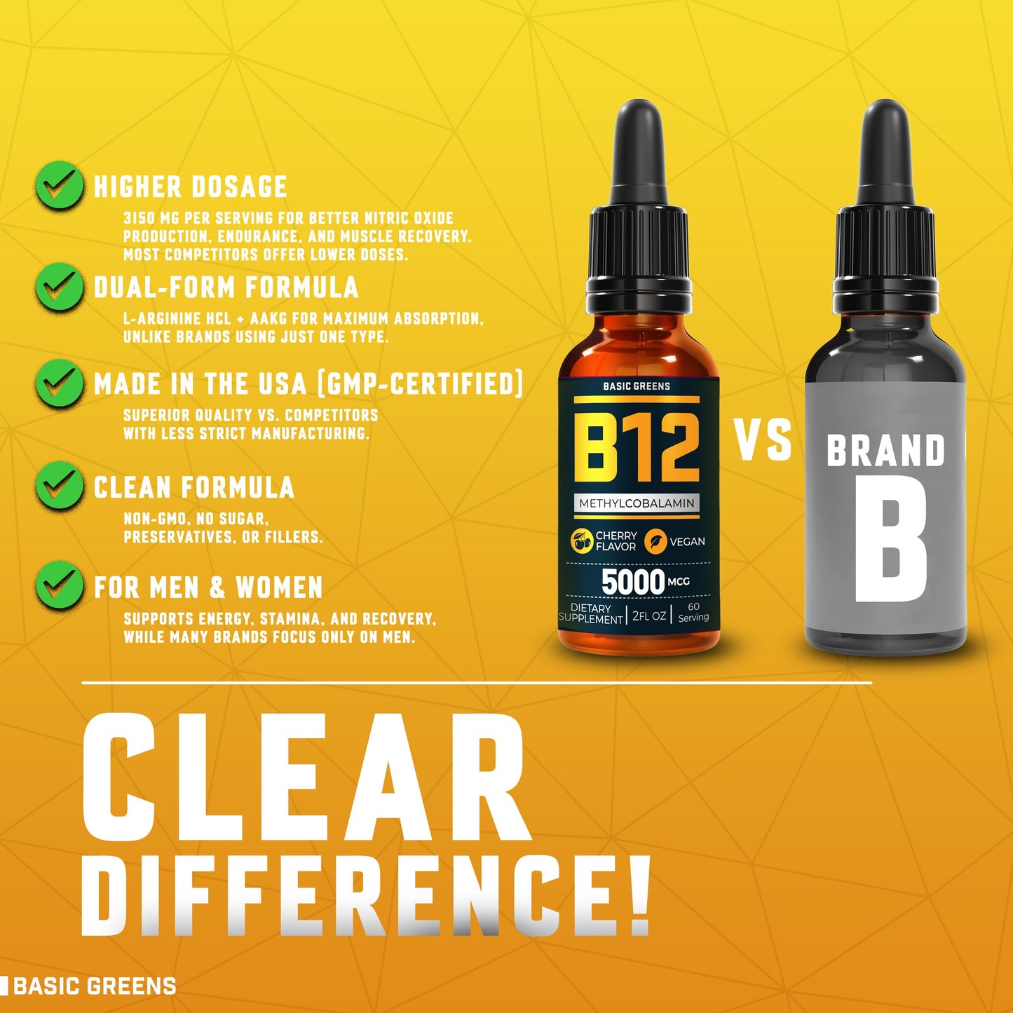 Gotas de vitamina B12 veganas para sistema nervioso y energía
