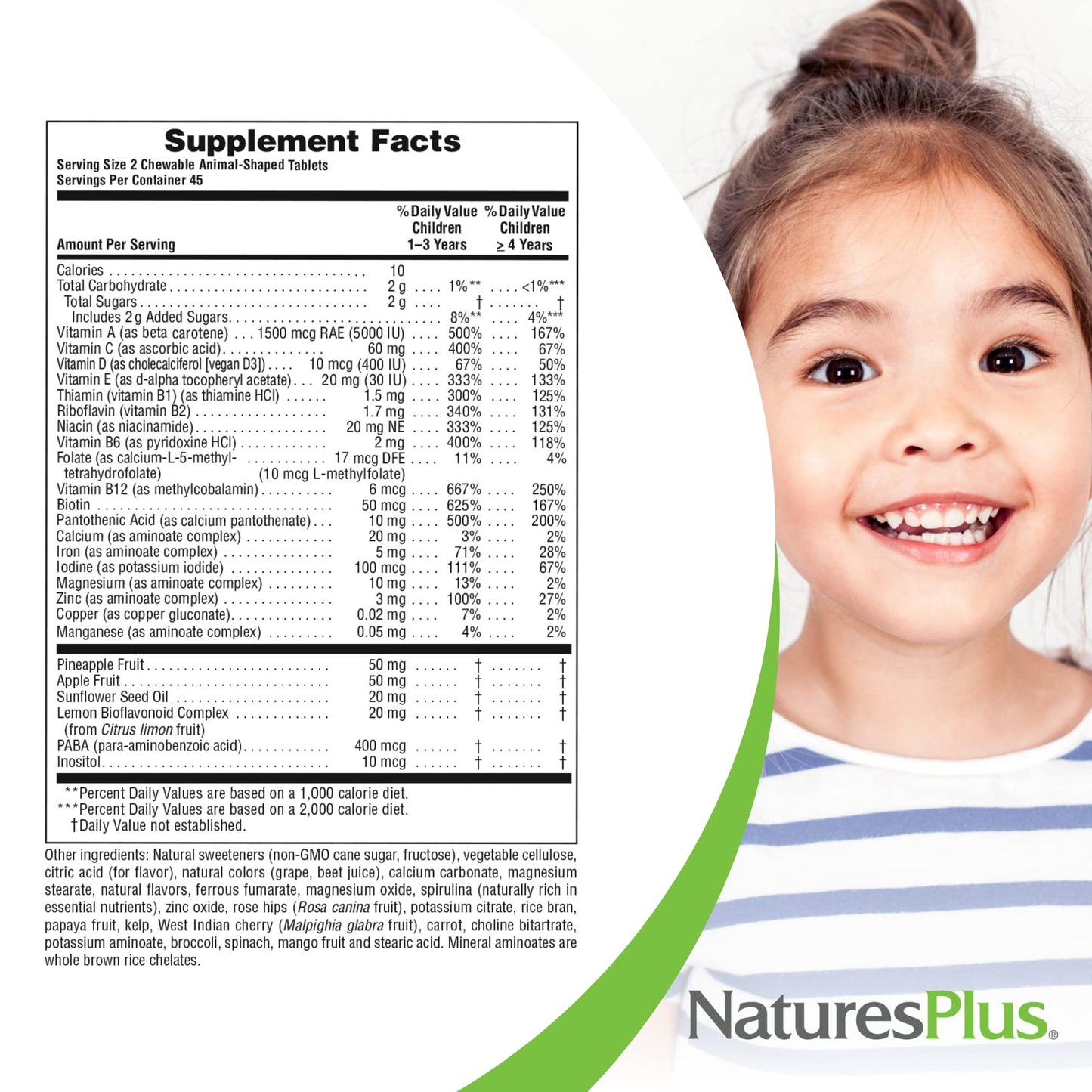 Gotas de vitaminas multivitamínicas Animal Parade para niños